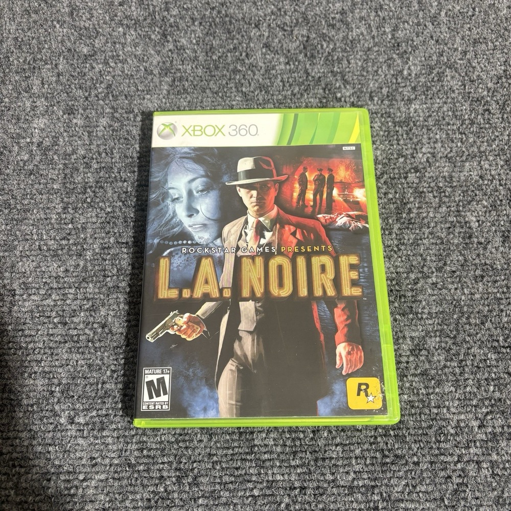 L.A. Noire - Microsoft Xbox 360 - All 3 discs Complete CIB